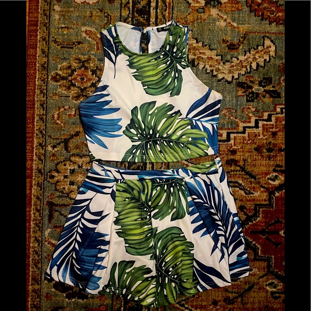 Shein Tropical Co-ord Set - Picture 1 of 1